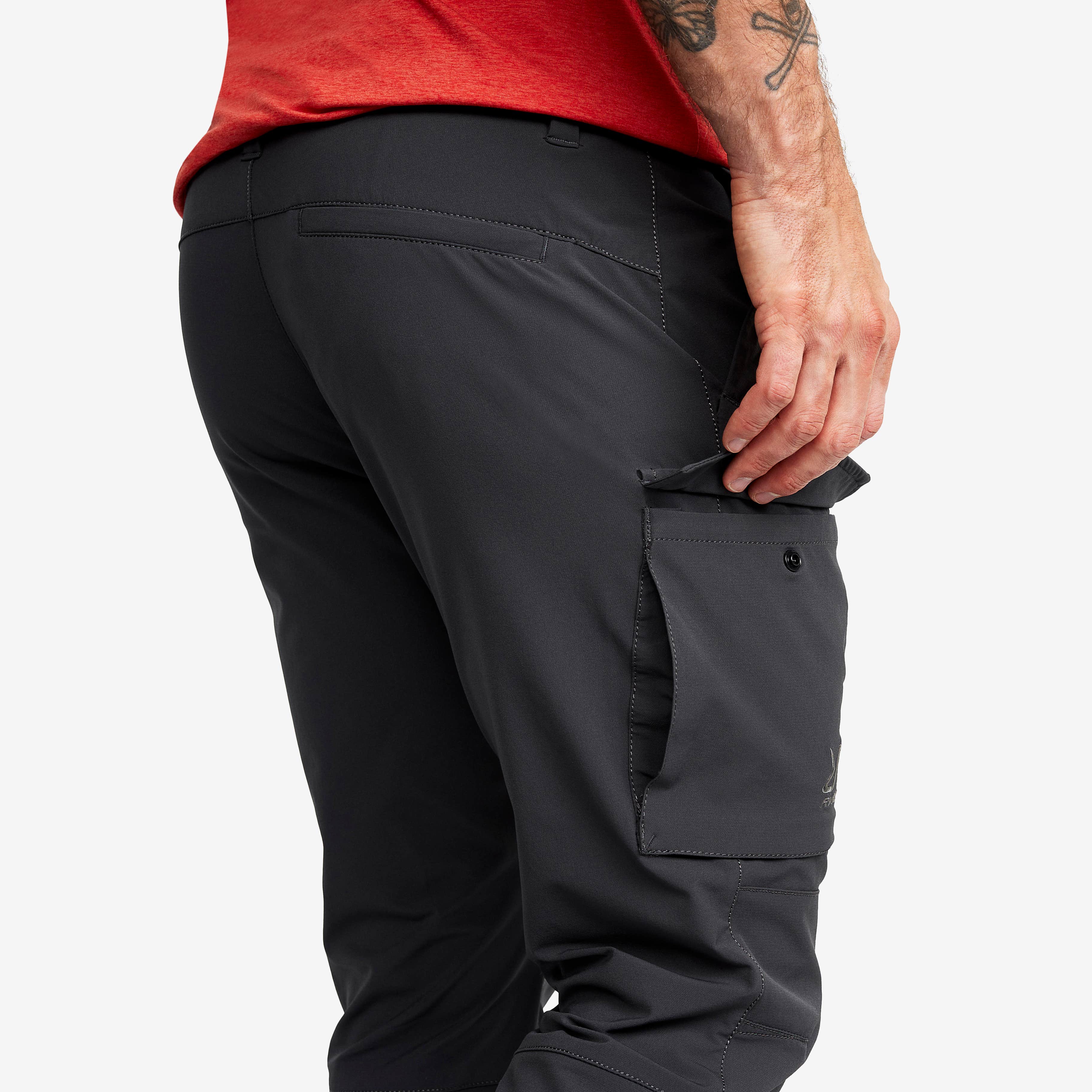 Adventure Cargo Stretch Pants Herre Anthracite