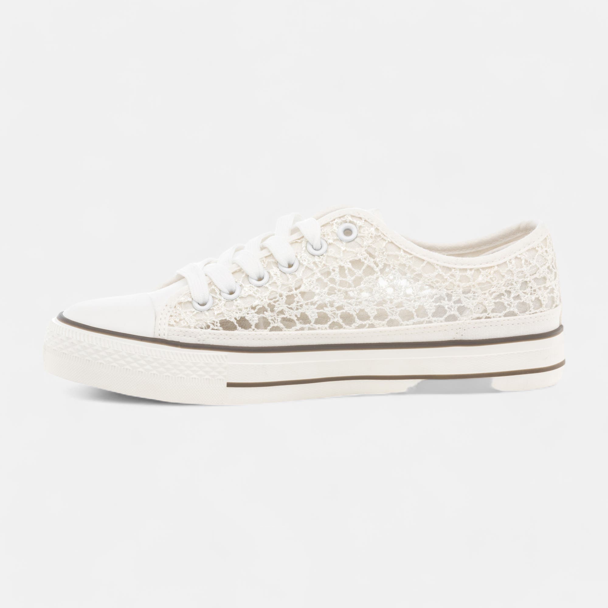 Baskets en toile Femme blanc