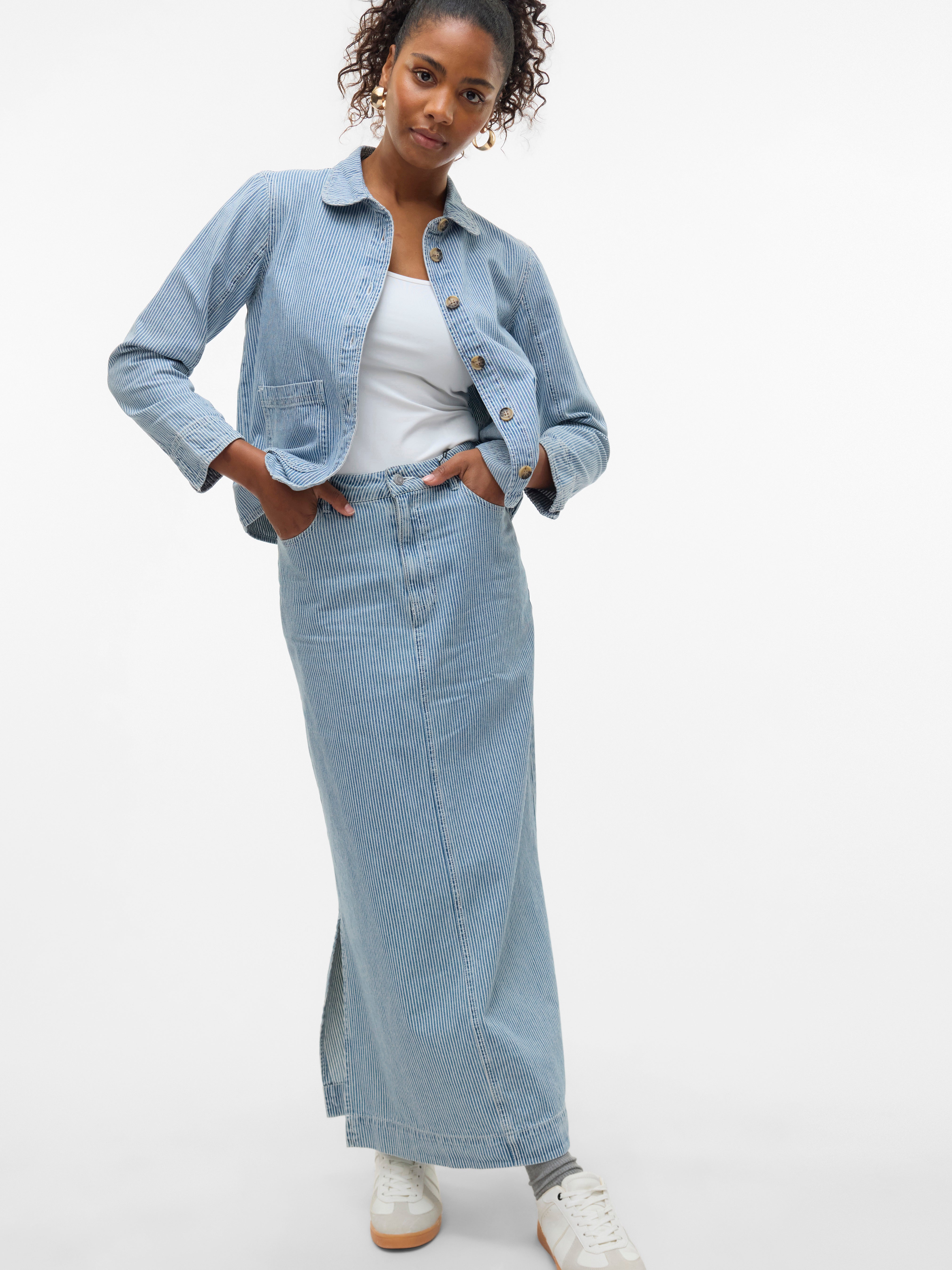 VMBIRKLEY Mid waist Lange rok