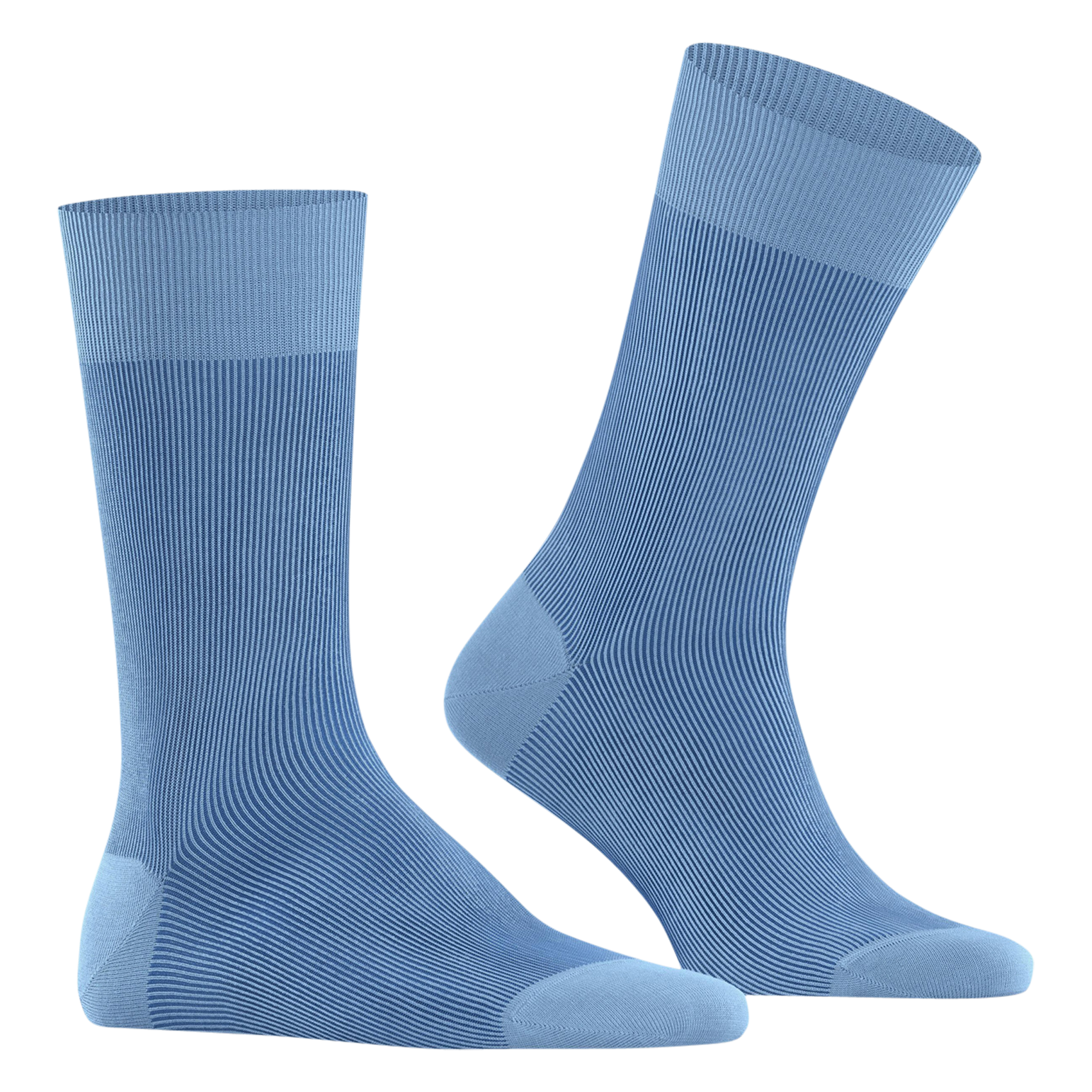 FINE SHADOW SO - Chaussettes hautes en coton mélangé | Bleu