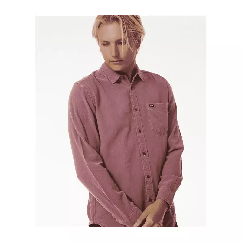 Chemise RIPCURL Washed L/S Shirt Mauve XL