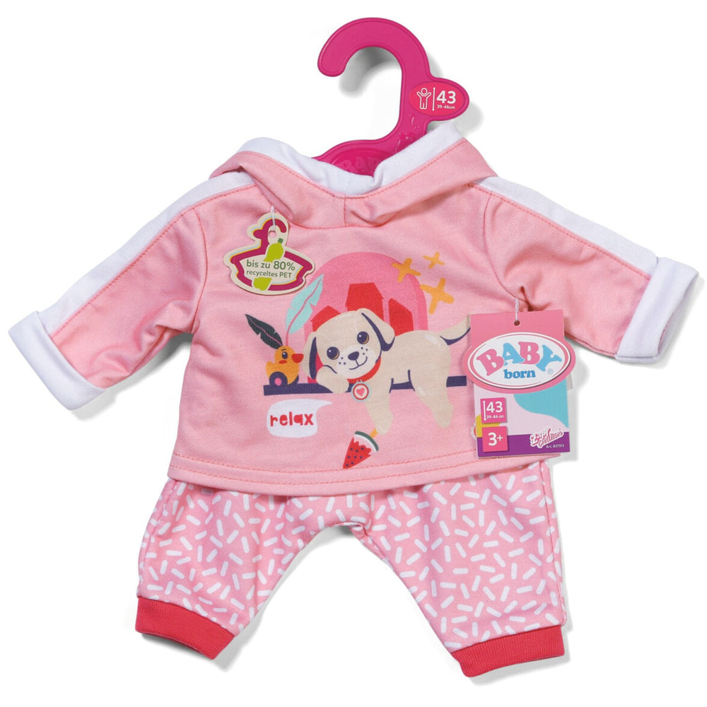 Køb BABY Born Jogging Dragt Pink 43cm