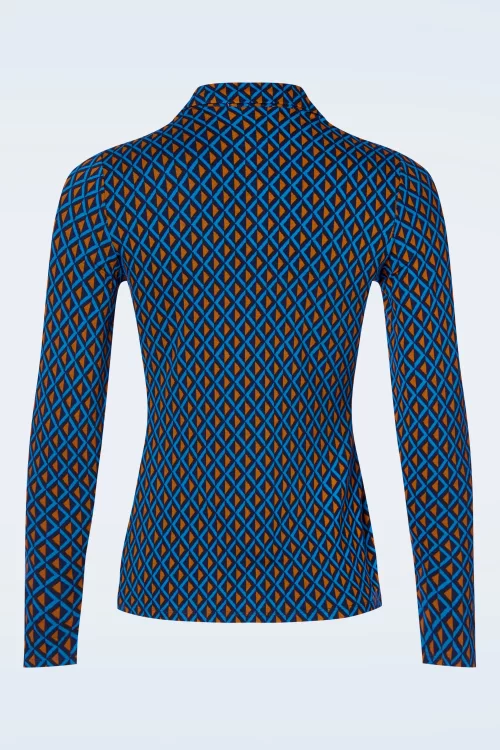Surkana Sara blouse in blauw