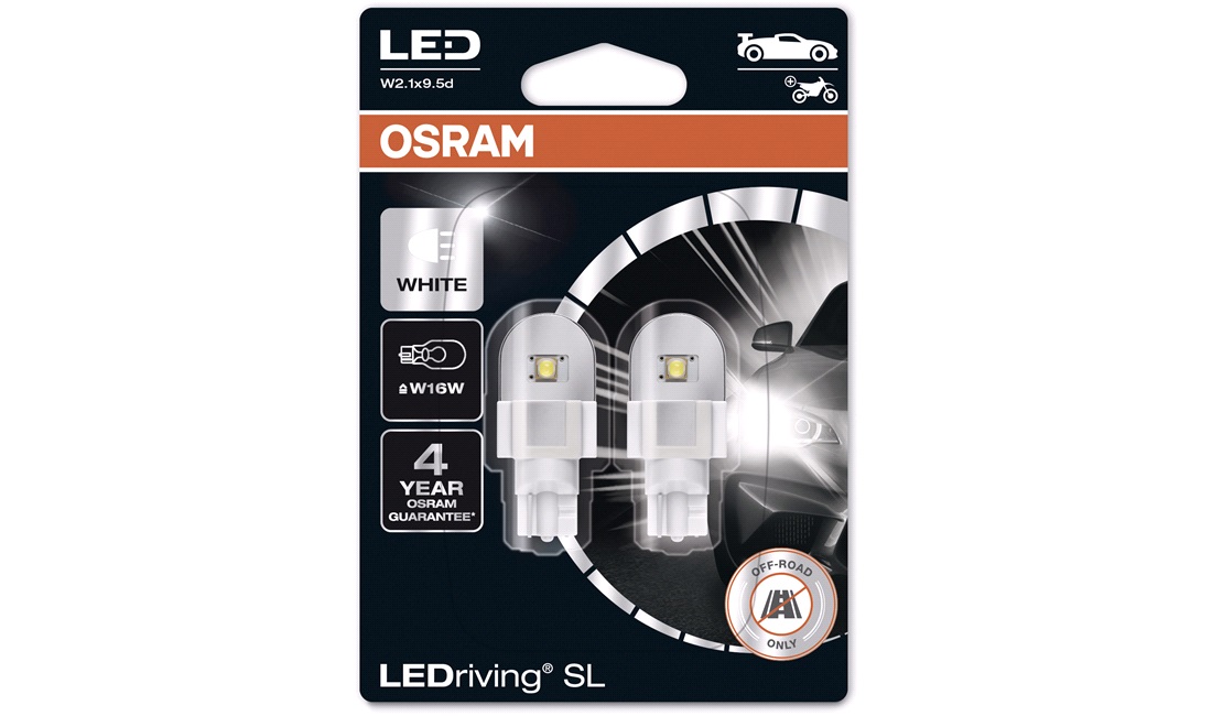 Pæresæt LED Retrofit W16W White Osram