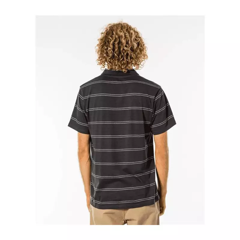 Polo RIPCURL Plain Stripe Polo Washed Black