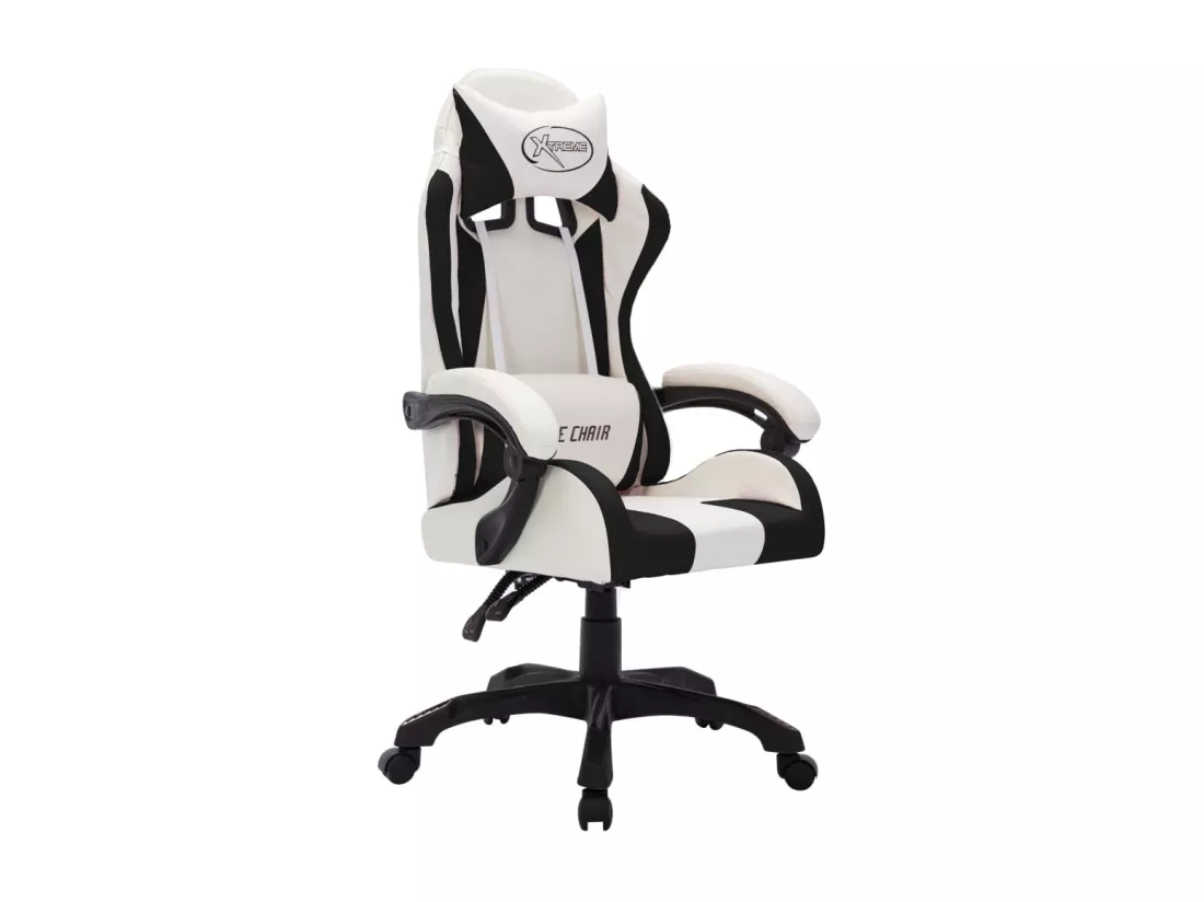 Chaise fauteuil siège pivotante cuir multicolore 64 x 65 x 119 cm 02_0024198