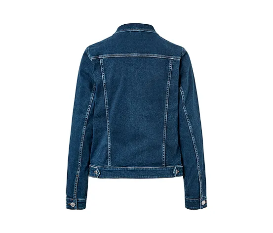Jeansjacke, mid blue denim