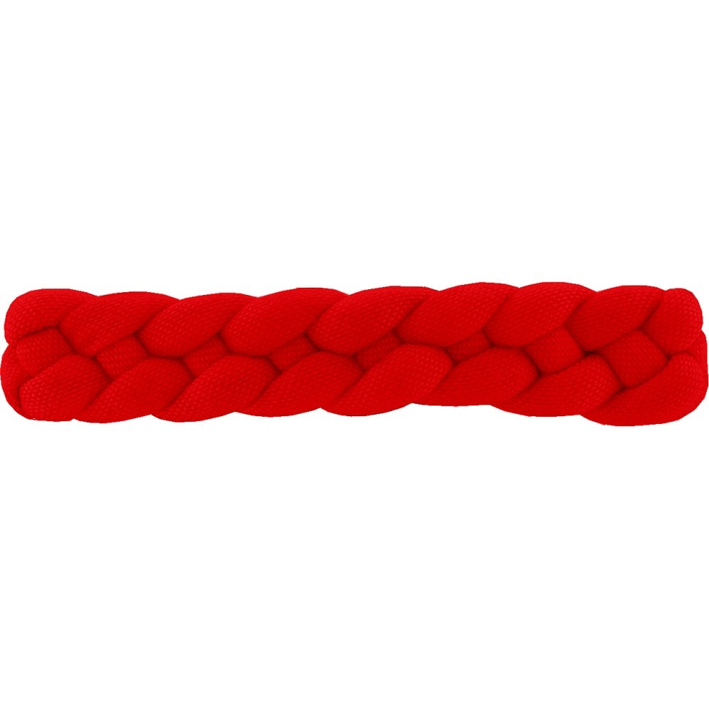 Barrette Cheveux Tressée Rouge Tangerine