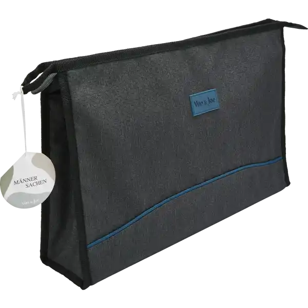 Herrenkulturtasche grau