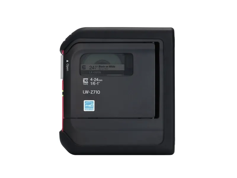 Epson LabelWorks LW-Z710 - Etikettemaskine - S/H - termo transfer - Rulle (2,4 cm) - 180 dpi - op til 15 mm/sek. - USB, Bluetooth - skærer - sort, bleg grå