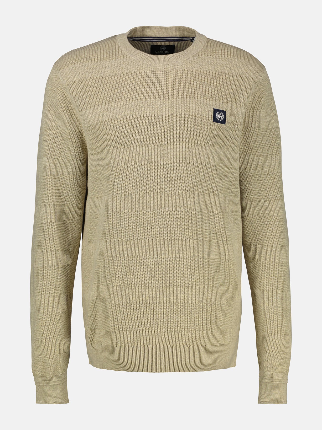 Strickpullover für Herren, tonal gestreift
