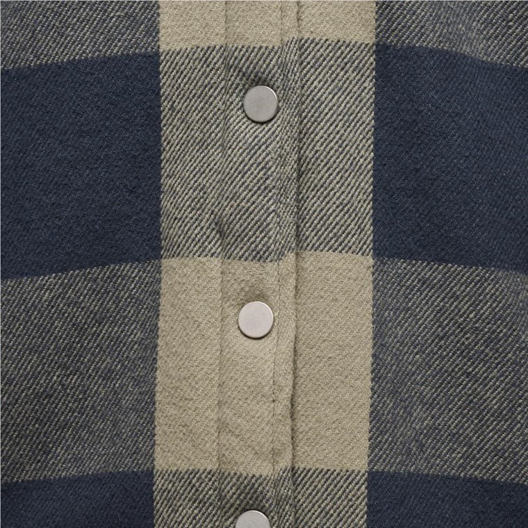 Black Diamond W Project Lined Flannel Charcoal/Pine Smoke