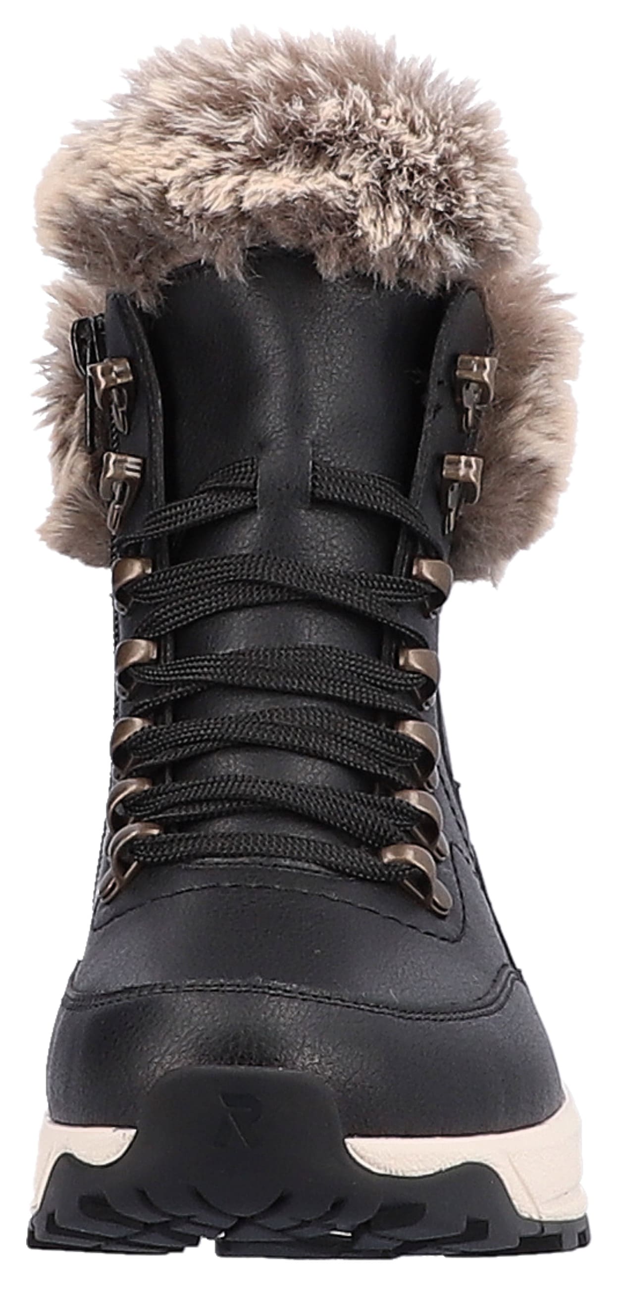 RIEKER Sport Winterboots  Hightop Sneaker, Schnürboots, Winterschuh mit Lammwollfutter