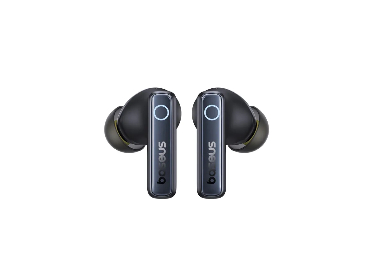 Bowie 35 ENC In-Ear Bluetooth 5.3 Kopfhörer TWS Headset inkl. Ladecase mit eingebautem Display (A00073800123-00) - Cosmic Black