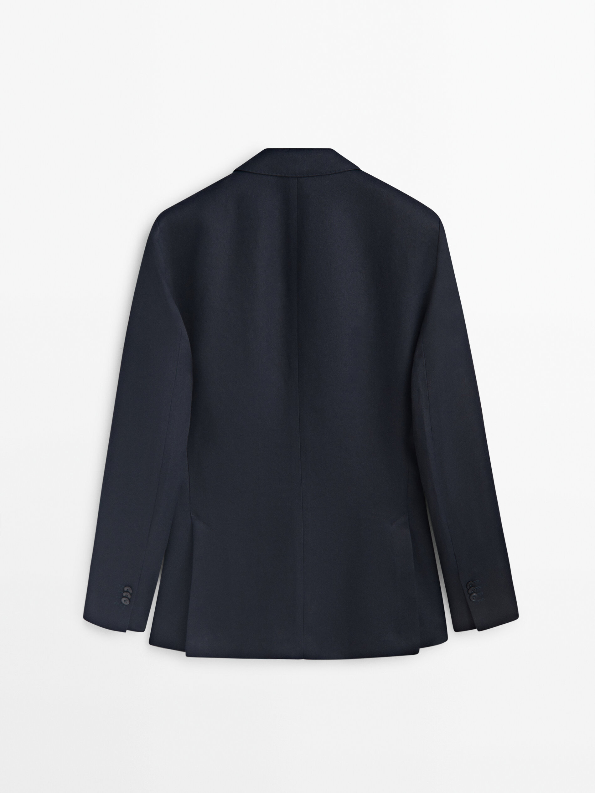Americana traje azul marinho 100% lino - AZUL MARINO