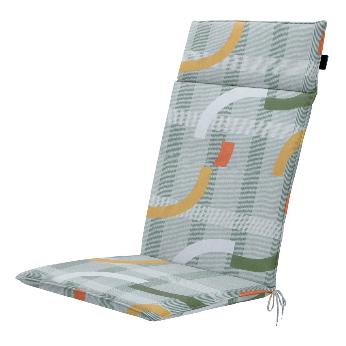 Madison Tess orange Tuinstoelkussen - Set van 4