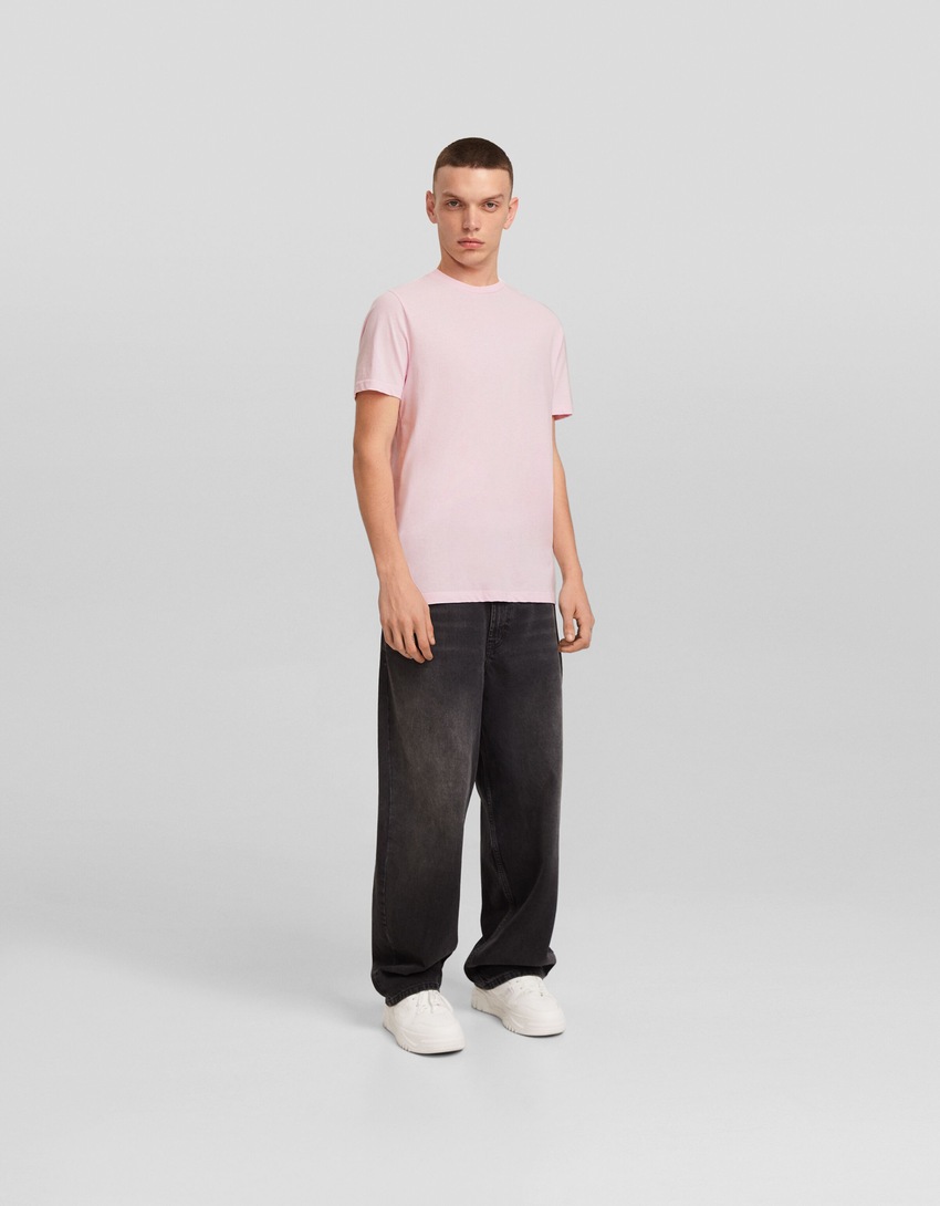 Camiseta de manga curta com modelagem regular