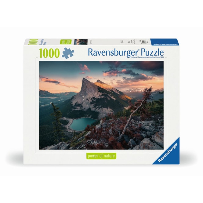 Puzzle - Power of Nature - Abends in den Rocky Mountains - 1000 Teile