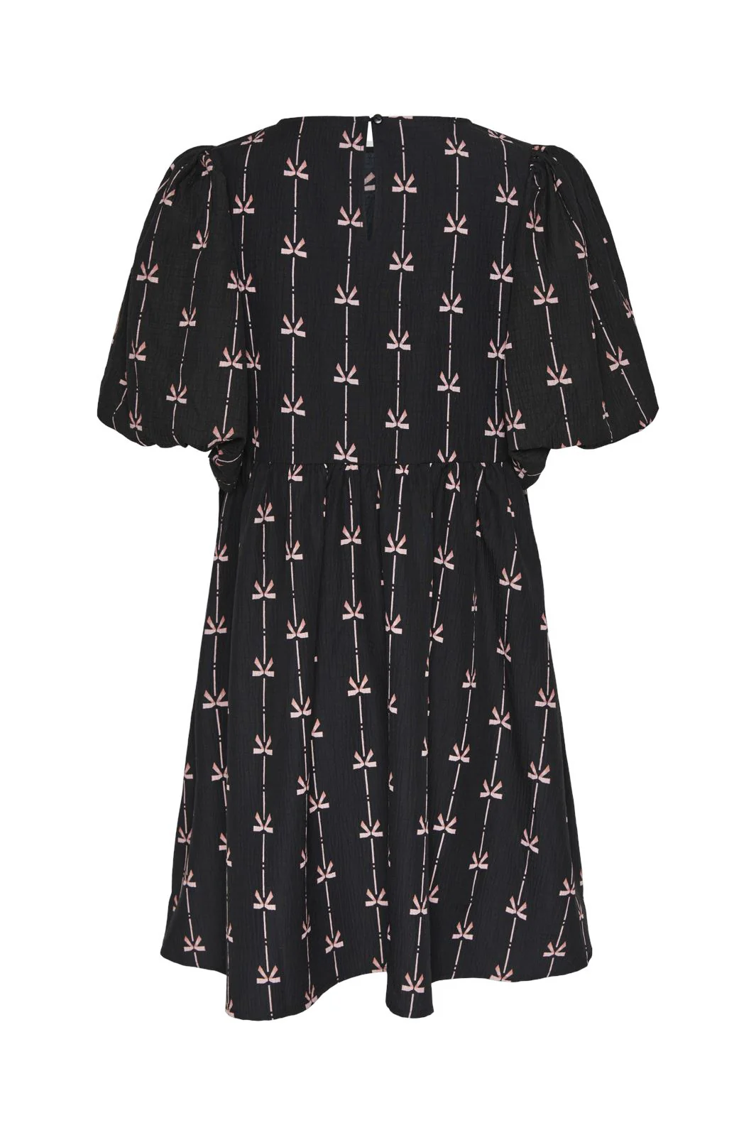 Pieces Pcbow 2/4 O-Neck Short Dress Jit