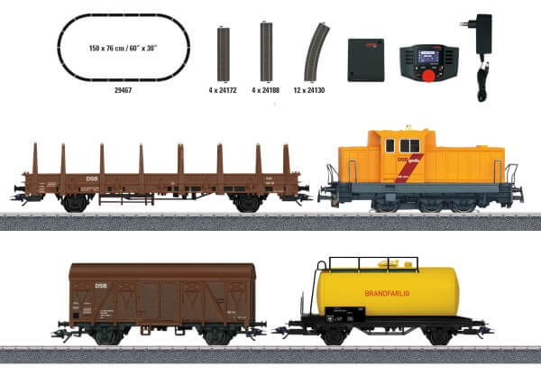 Märklin 29467 H0 Digital-Startpackung DSB Gods