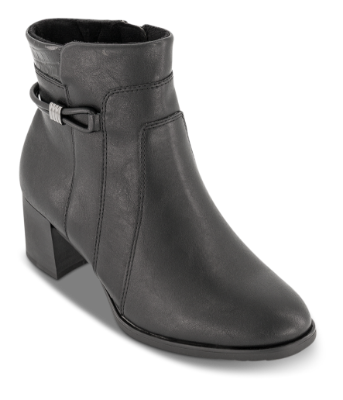 Jana Softline Kort damestøvle Sort 8-25366-45