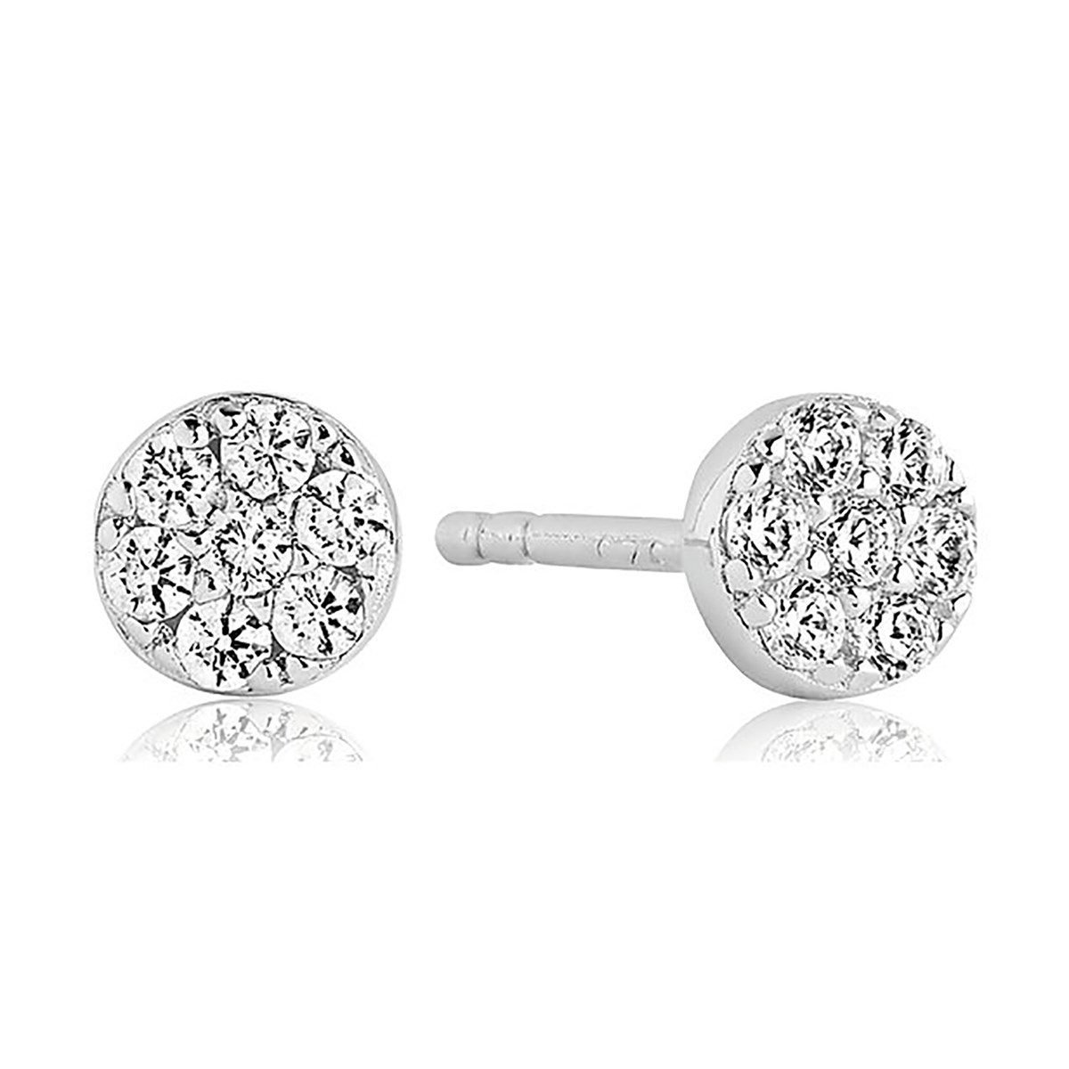 Boucles d'oreille puce Sif Jakobs CECINAArgent et oxydes de zirconium