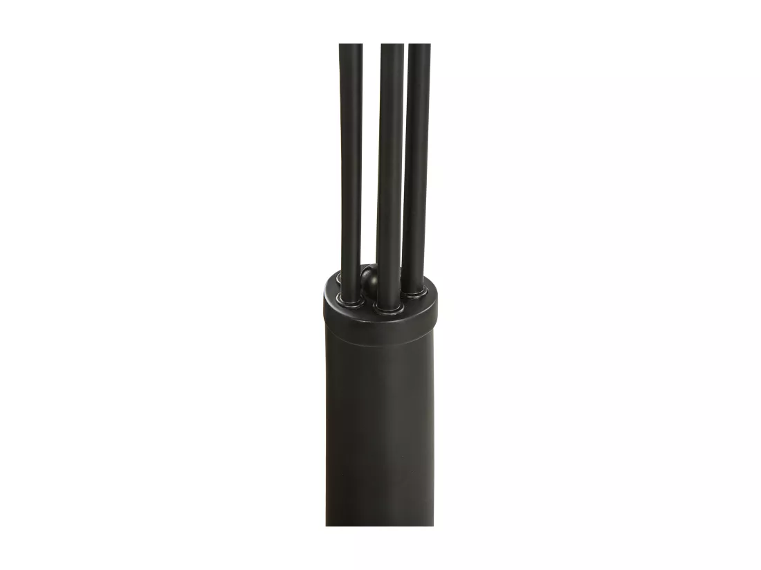 Lampadaire ANBESA Réglable Métal Noir