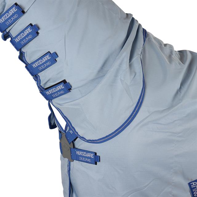 Eczeemdeken Horseware Amigo Ripstop Hoody Zilver-blauw