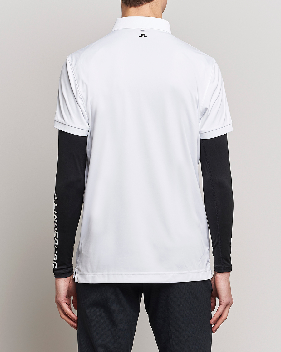 J.Lindeberg Regular Fit Tour Tech Stretch Polo White