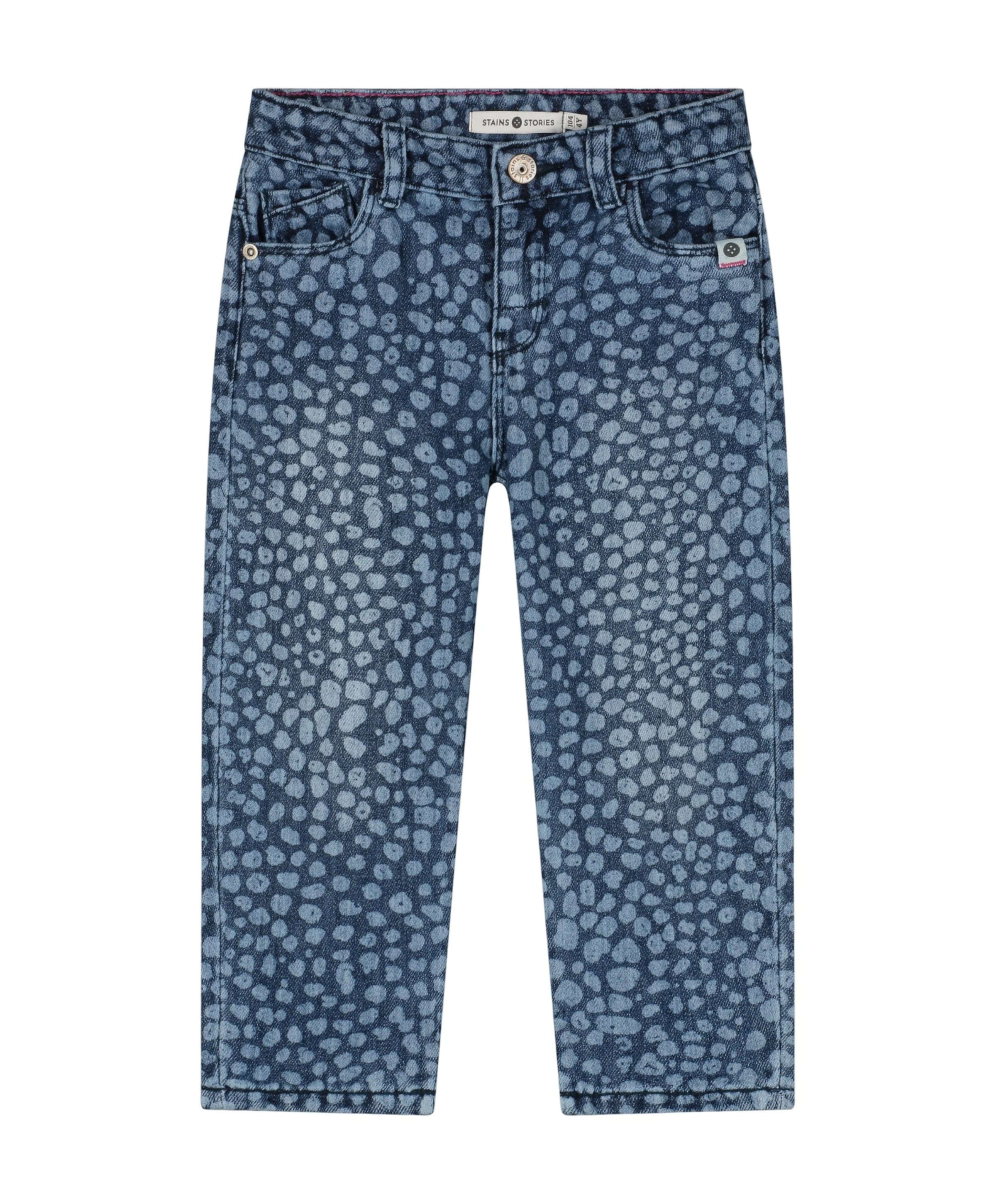 Stains & Stories Paperback meisjes jeans blauw