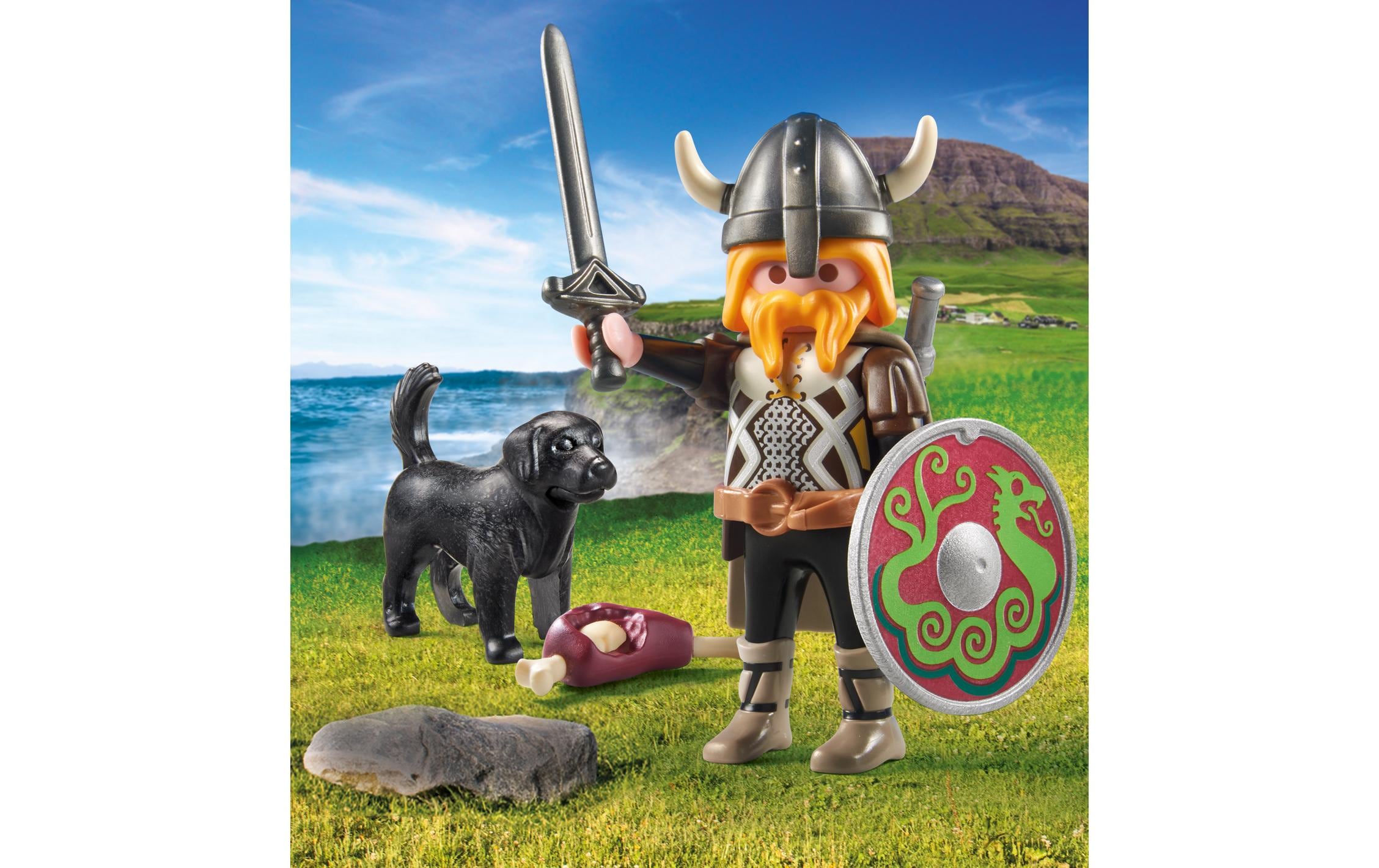Special+ Wikinger mit Wachhund 71755Spielfigur-Set