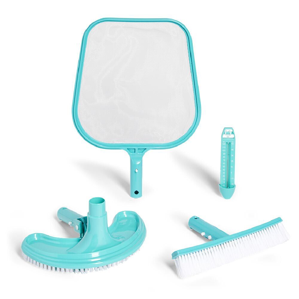 Kit 4 accessoires de nettoyage piscine