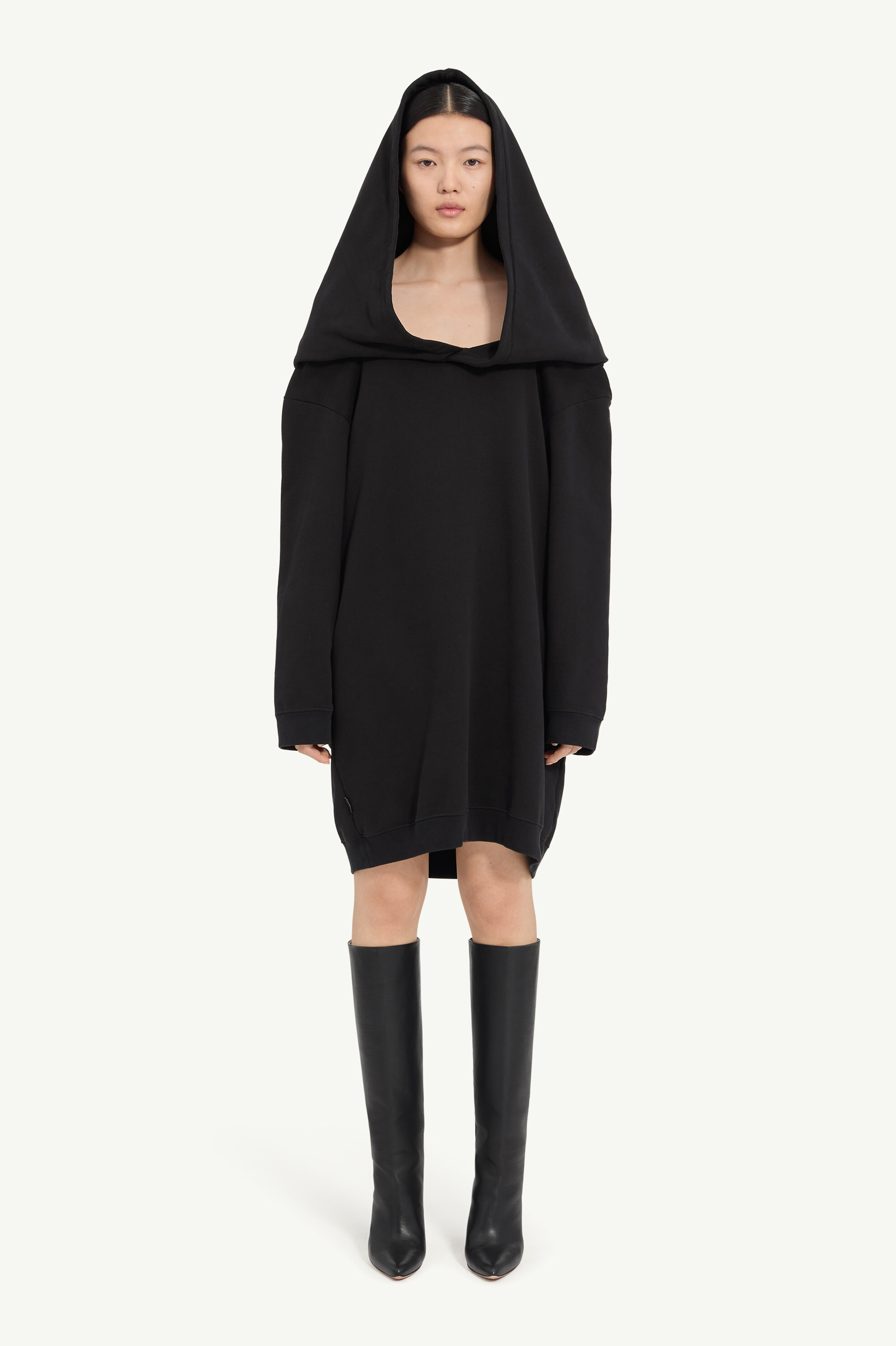 Robe sweat-shirt en coton pour femme | MM6