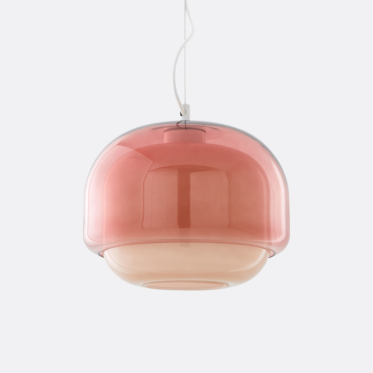 LA REDOUTE INTERIEURS<br>Luminária pendente de vidro colorido Ø30,5 cm, Kinoko