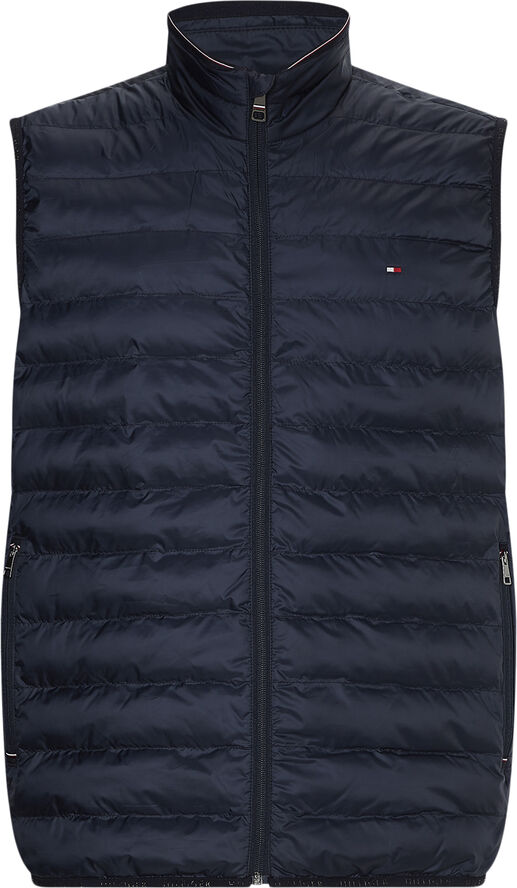 Tommy Hilfiger CORE PACKABLE CIRCULAR VEST Desert sky