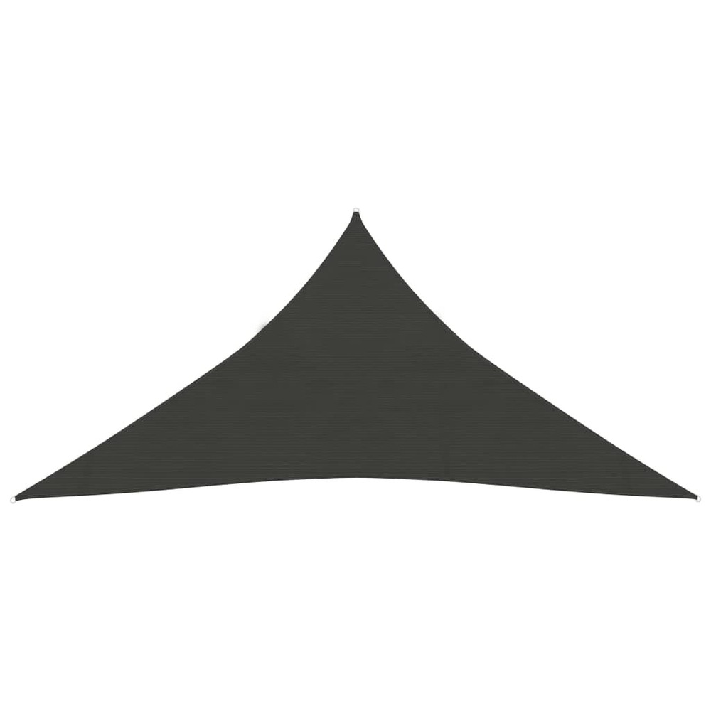 Voile toile d'ombrage parasol 160 g/m² 3 x 4 x 4 m pehd anthracite