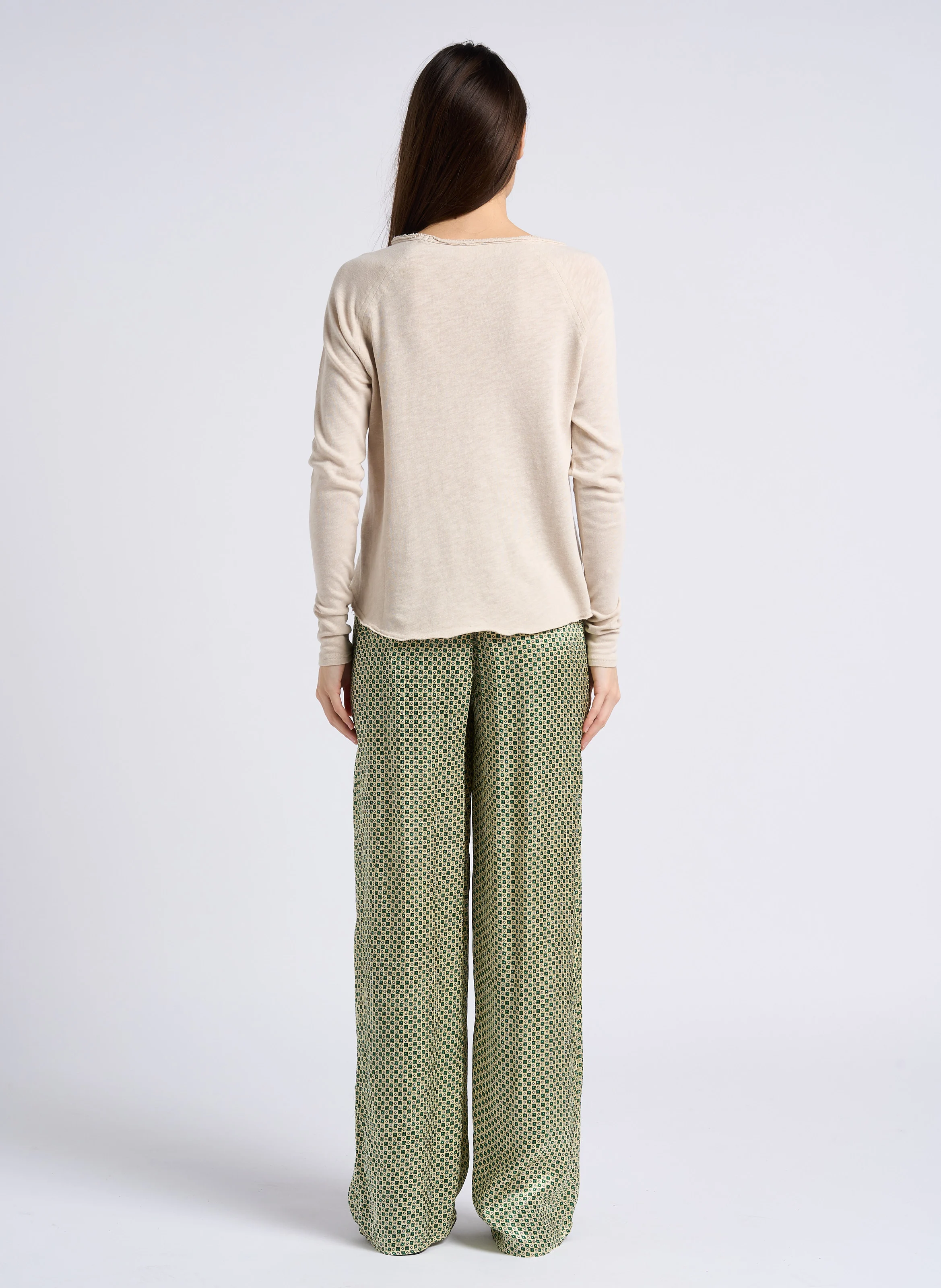 SONOMA - Tee-shirt à col bateau en coton | Beige