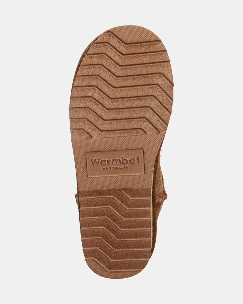 Warmbat Australia Durack Plateau Gevoerde boots  - cognac