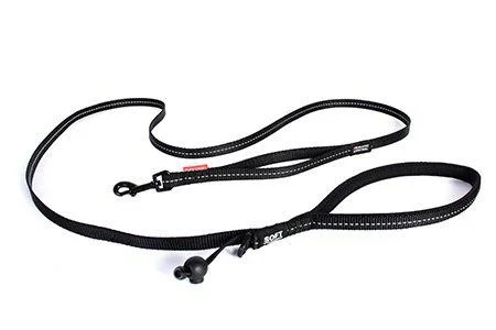 EZYDOG -Hunderem Soft Trainer Black Lite 12mm x 181Cm op til 12Kg