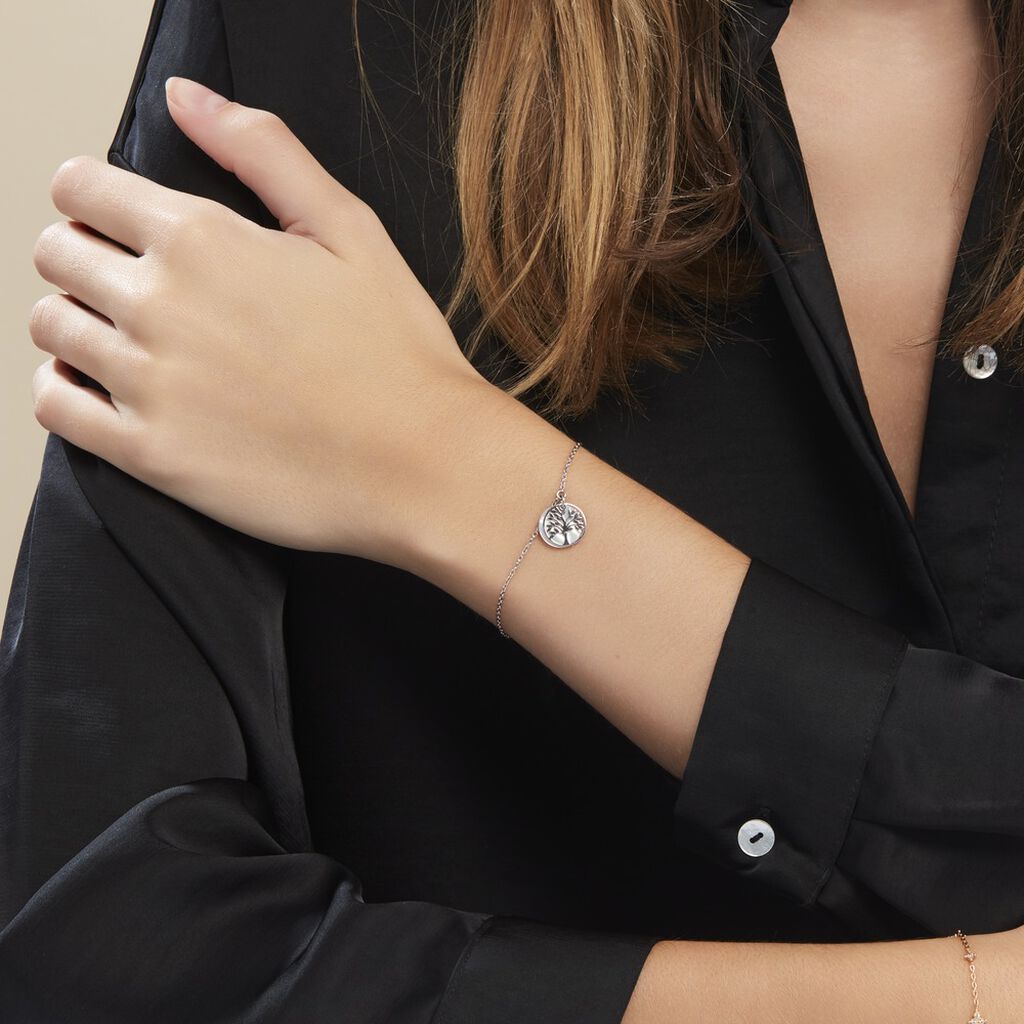 Bracelet Argent Blanc Sofee Nacre