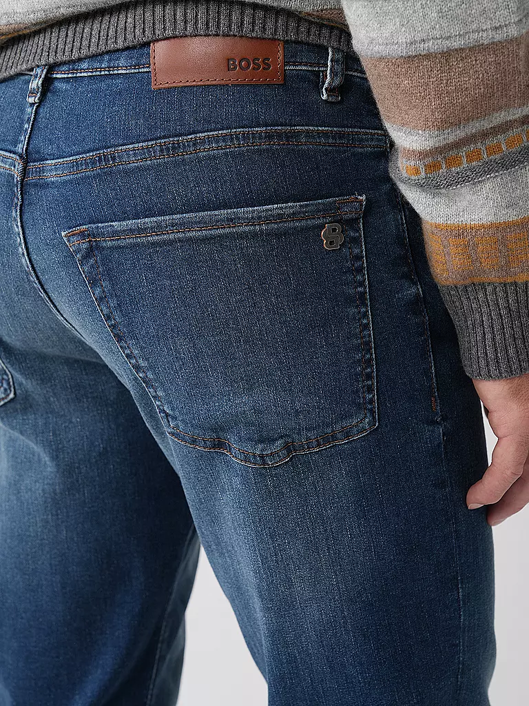BOSS Jeans Regular Fit RE.MAIN blau