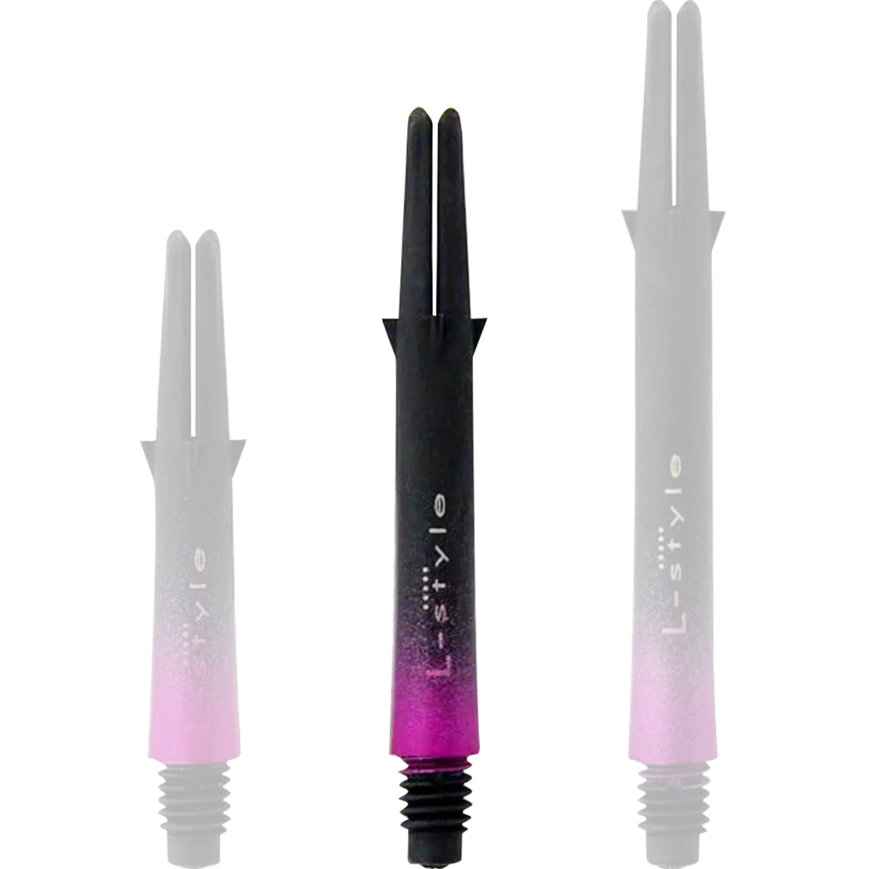 L-Style - Carbon L-Shaft Lock Straight TwoTone - Pink
