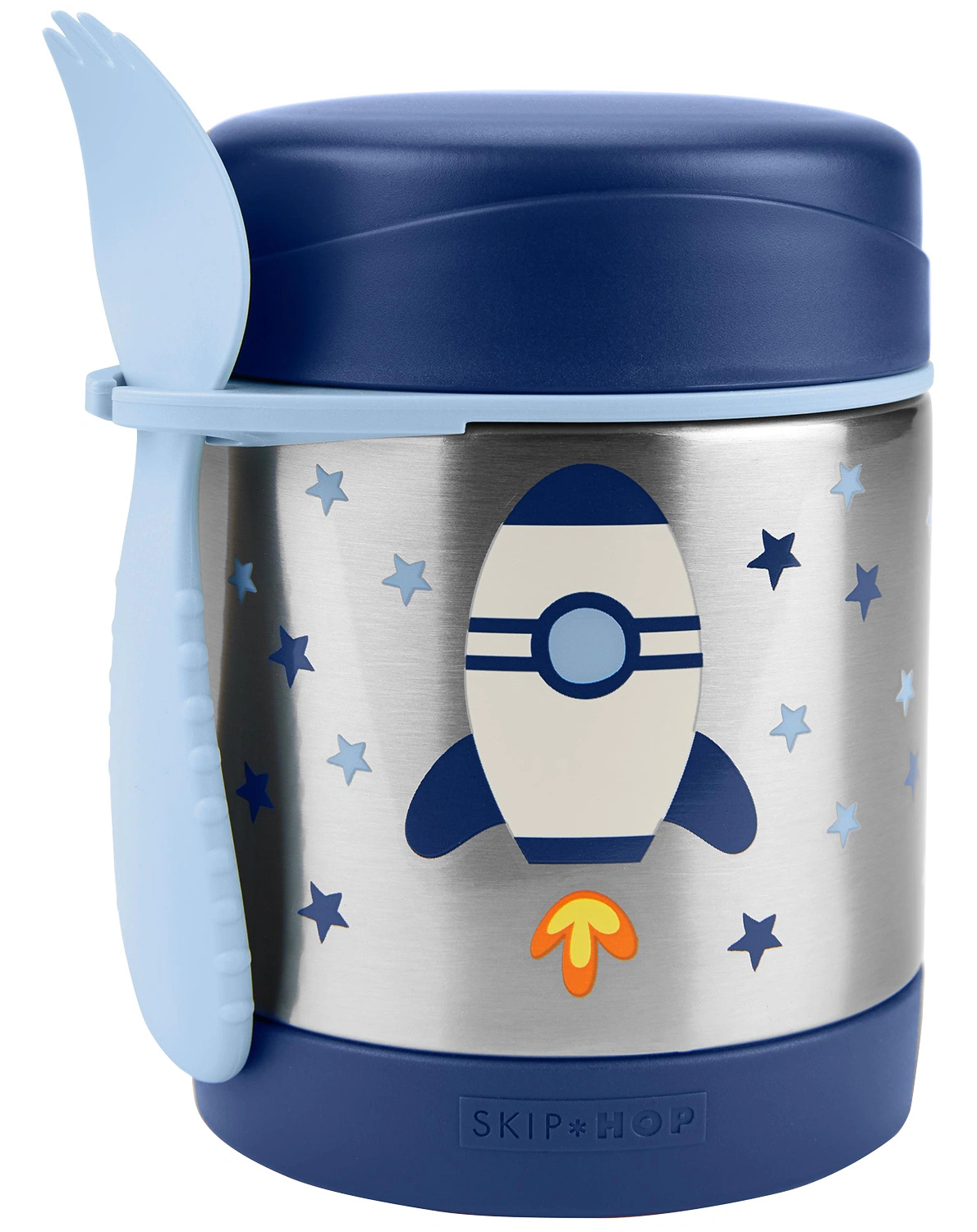 Thermobehälter SPARK STYLE - RAKETE (325ml) in blau