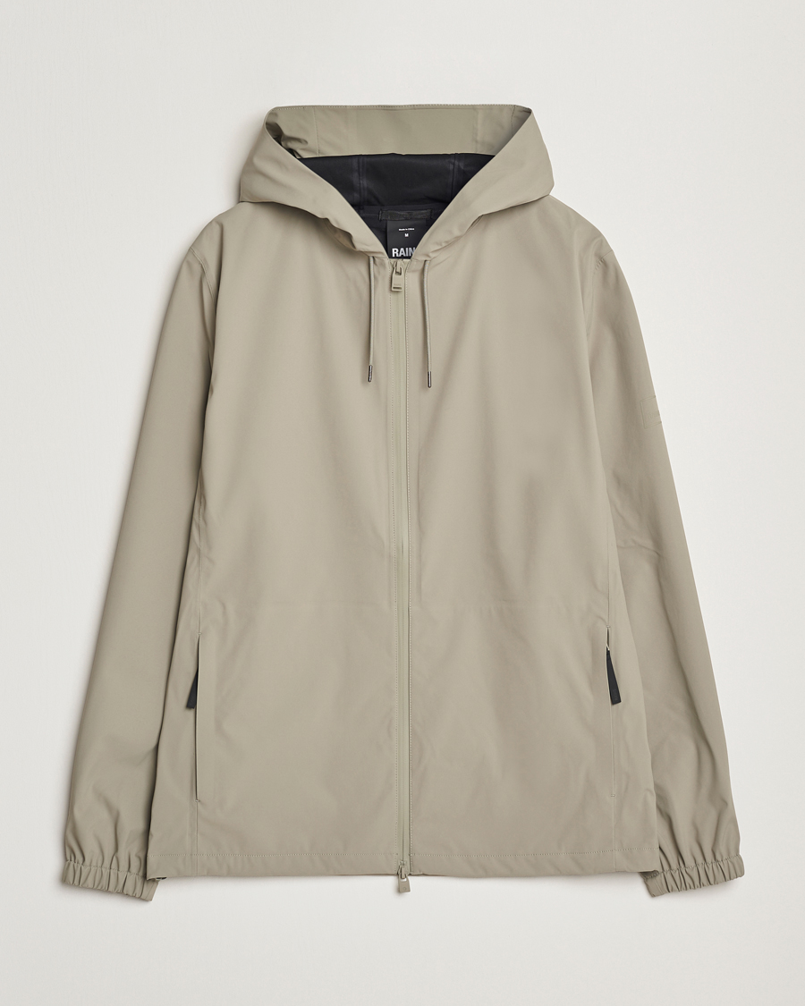 RAINS Suva Hooded Waterproof Jacket Drift