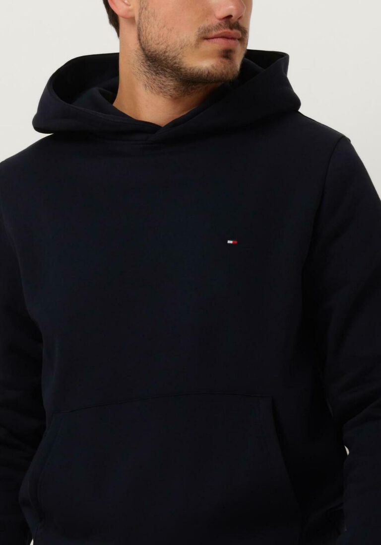TOMMY HILFIGER donkerblauwe tommy hilfiger trui flag logo hoody