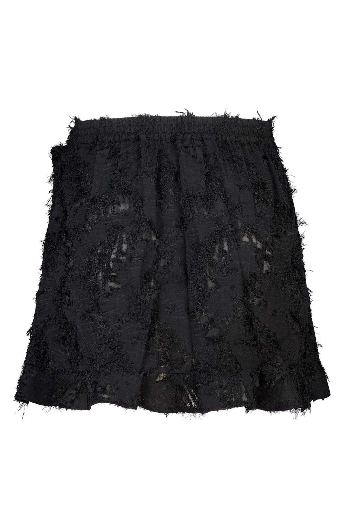 Skort met overslaglook Zwart
