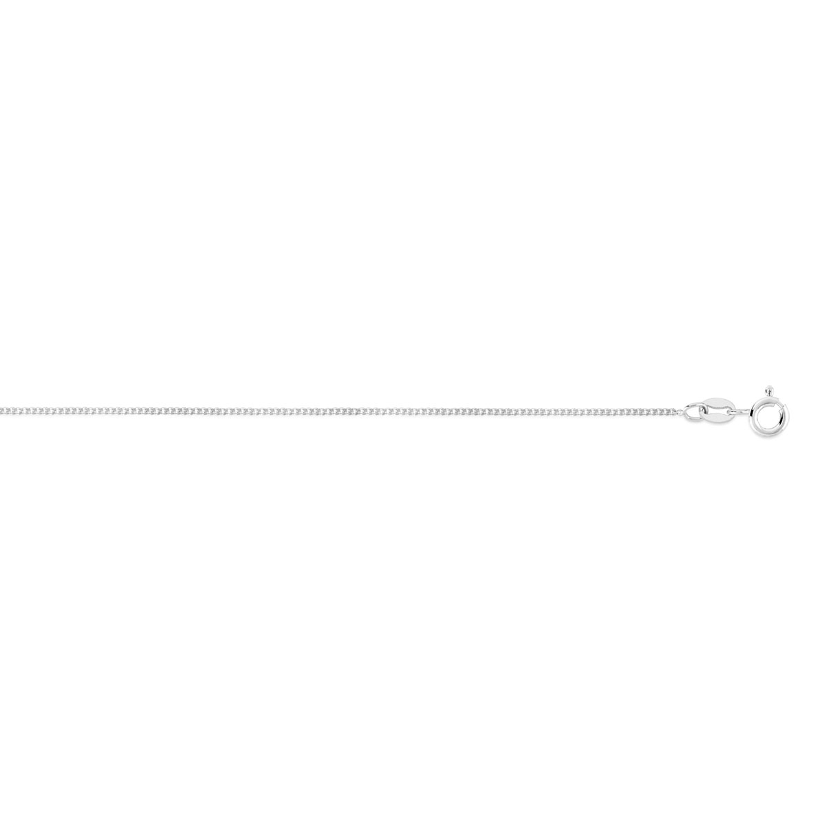 Chaîne argent 925 maille gourmette 50 cm