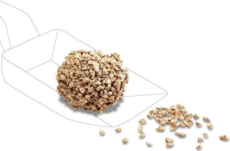 Anibest - Kattenbakvulling - 10 l - Natuurlijk Hout - Klonterend