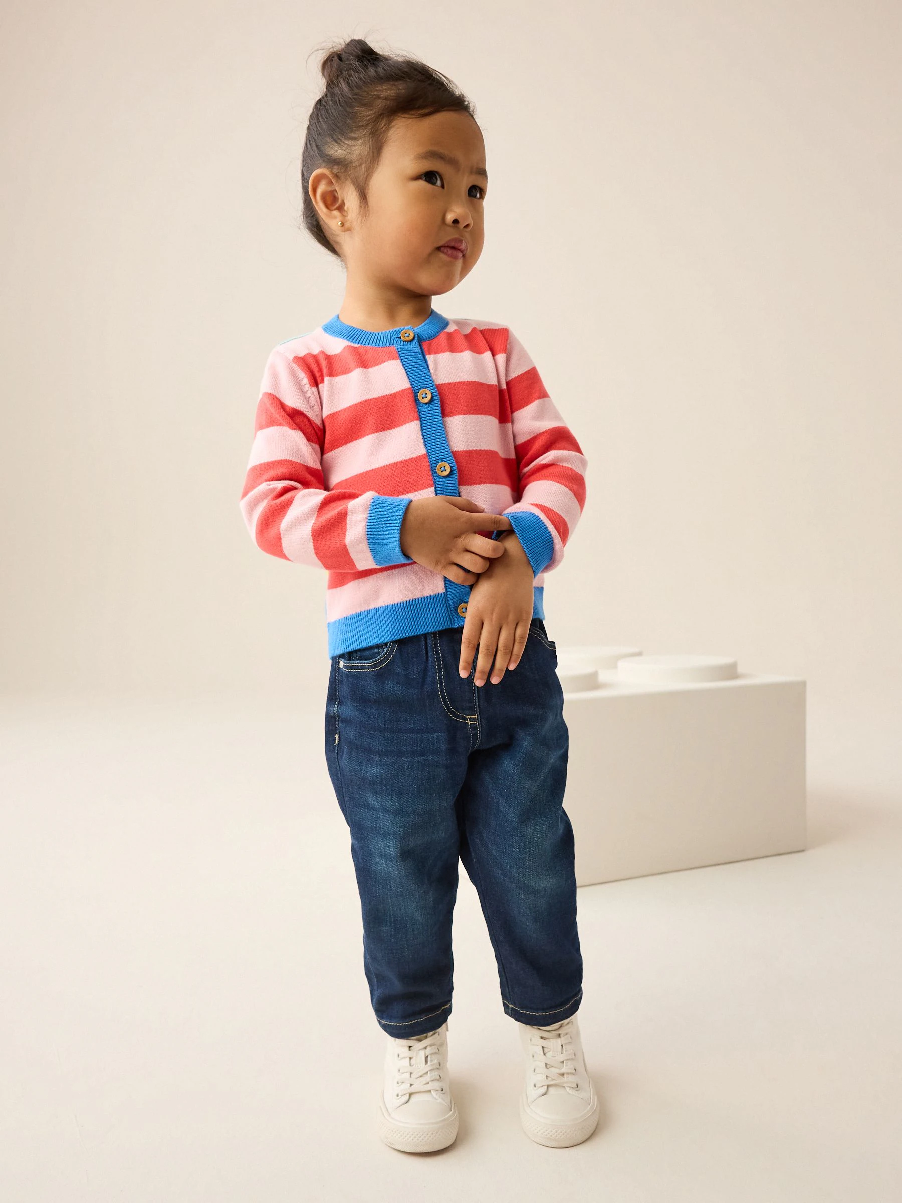 Blauw - Vest met boerderijprint (3mnd-7jr)