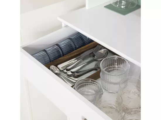 Desserte Cuisine Commode Meuble de Rangement Cuisine Buffet, FSB26-W